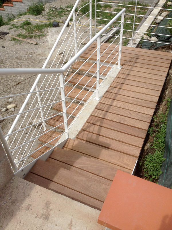 Escalier suspendu à Villefranche de Lauragais